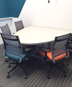 Cheery Wit task chairs perk up a meeting room. Cheery Wit task chairs perk up a meeting room.