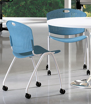 Anytime multipurpose chair, lagoon shell