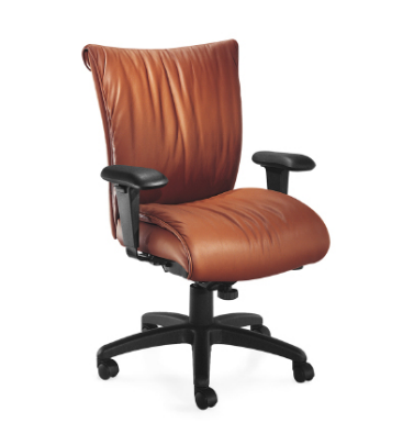 Glove Executive Chair with Fixed Arms