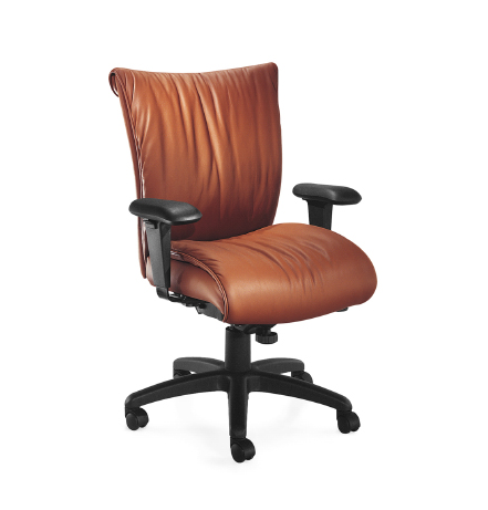 Glove Executive Chair with Fixed Arms