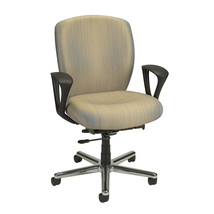 Heavy duty task chairs store without arms