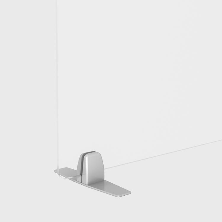 Acrylic Frosted Privacy Free Standing Screen, Portable